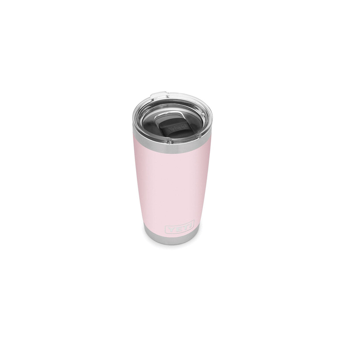 YETI Rambler 21070060065 Tumbler, 20 oz Capacity, Magslider Lid, Stainless Steel, Insulated, Ice Pink