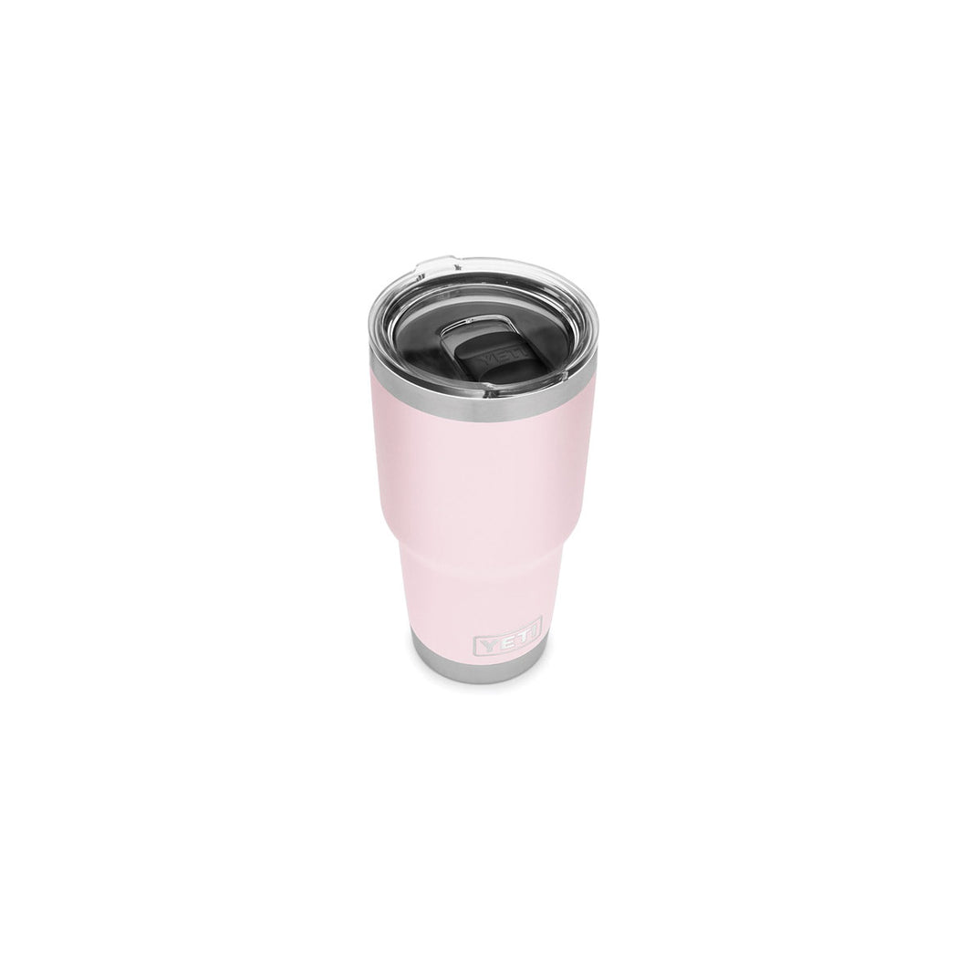 YETI Rambler 21070070057 Tumbler, 30 oz Capacity, MagSlider Lid, Stainless Steel, Insulated, Ice Pink