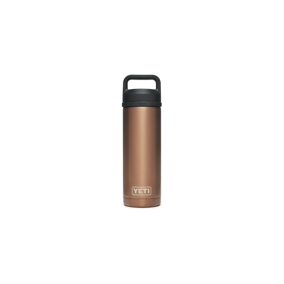 YETI Rambler 21071500293 Vacuum Insulated Bottle with Chug Cap, 18 oz Capacity, Stainless Steel, Copper