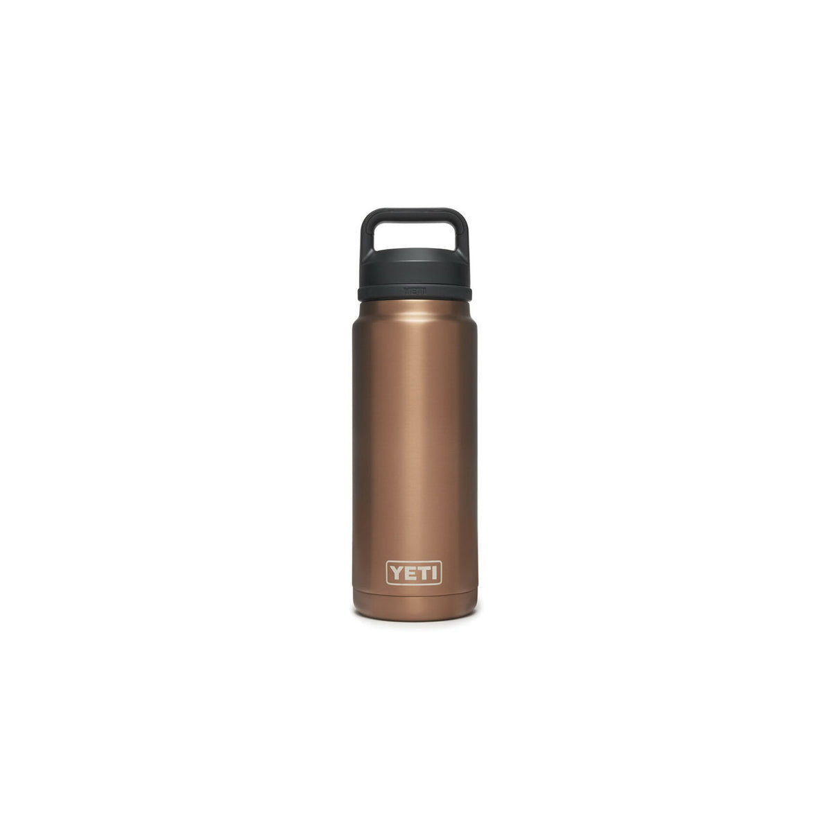 YETI Rambler 21071500294 Vacuum Insulated Bottle with Chug Cap, 26 oz Capacity, Stainless Steel, Copper