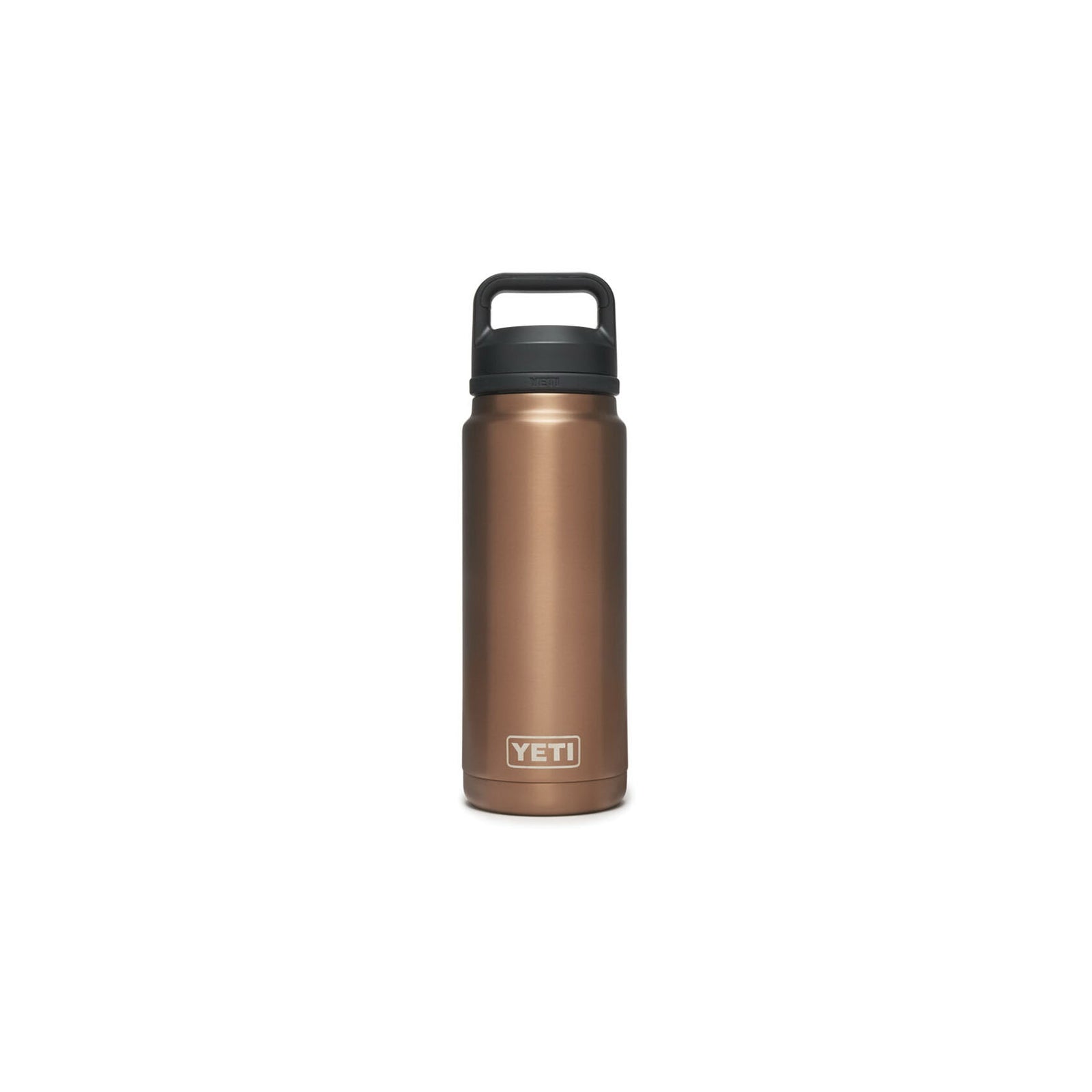 YETI Rambler 21071500294 Vacuum Insulated Bottle with Chug Cap, 26 oz Capacity, Stainless Steel, Copper