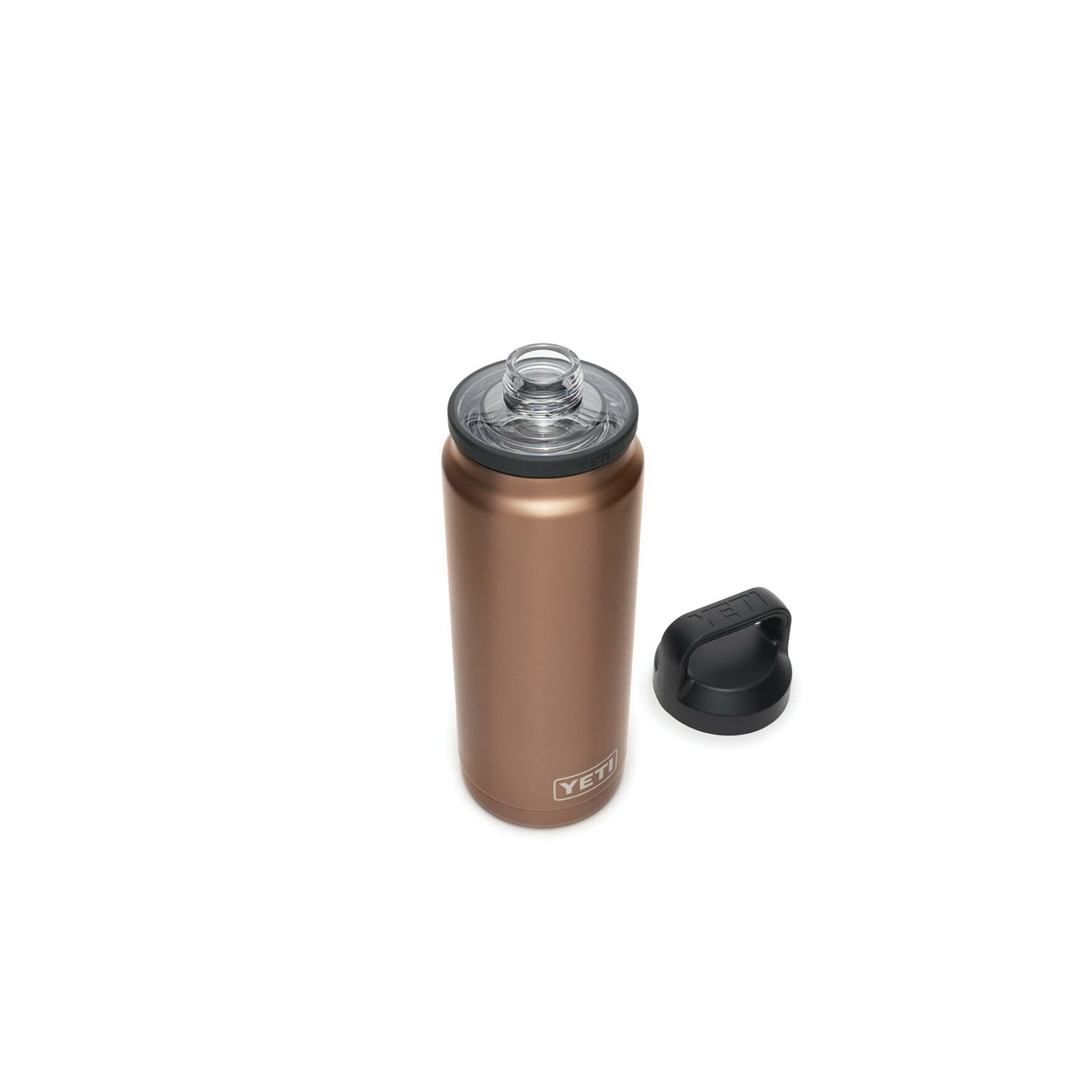 YETI Rambler 21071500294 Vacuum Insulated Bottle with Chug Cap, 26 oz Capacity, Stainless Steel, Copper