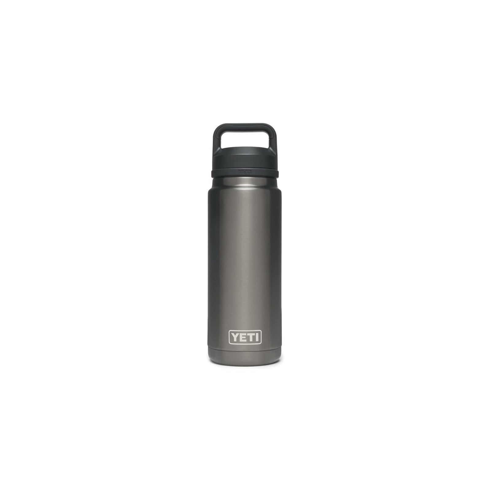 YETI Rambler 21071500320 Vacuum Insulated Bottle with Chug Cap, 26 oz Capacity, Stainless Steel, Graphite