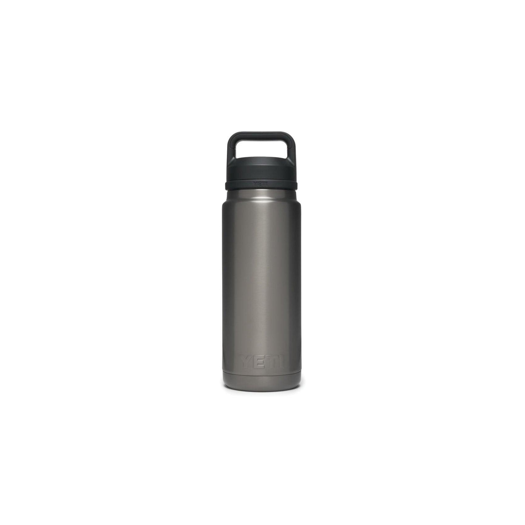 YETI Rambler 21071500320 Vacuum Insulated Bottle with Chug Cap, 26 oz Capacity, Stainless Steel, Graphite