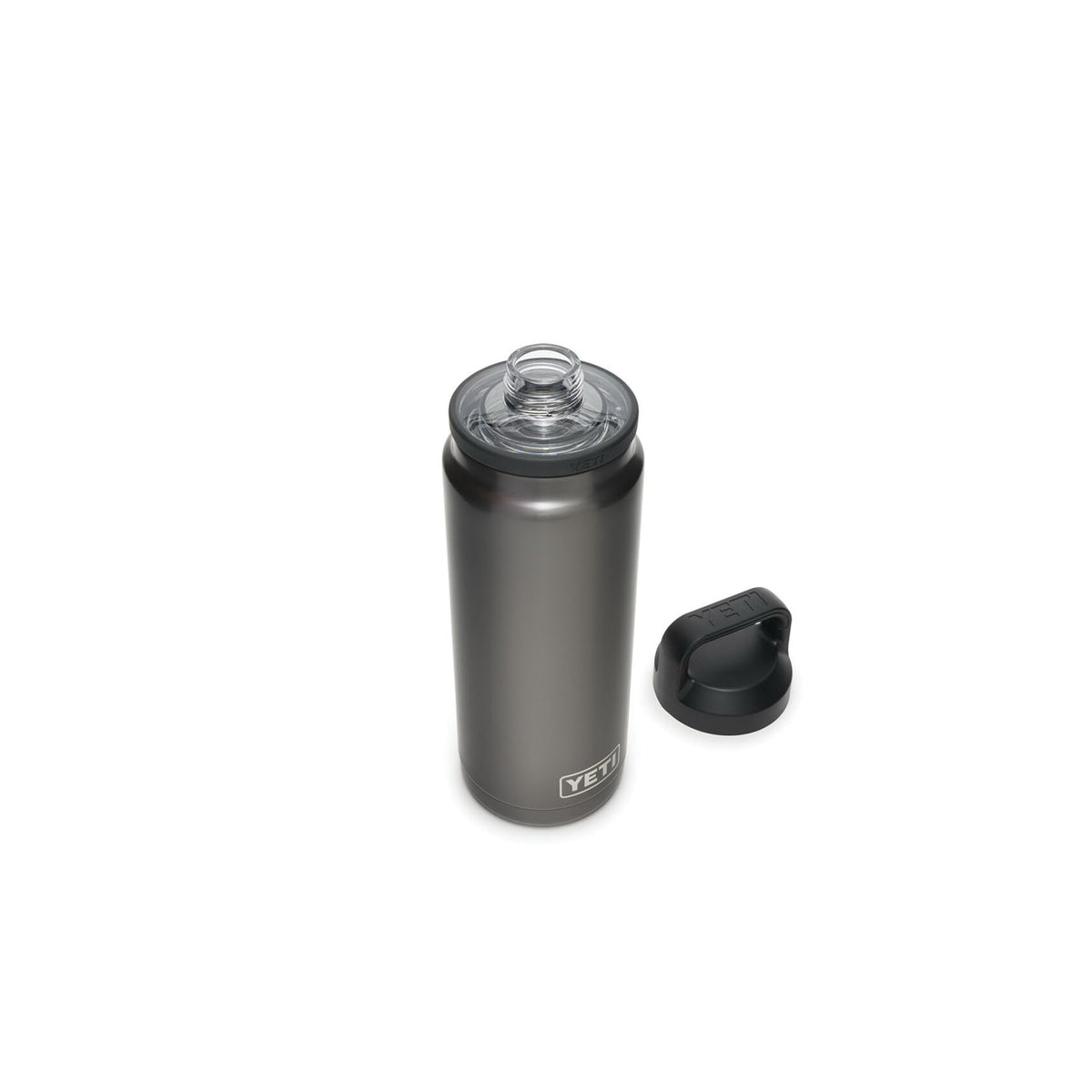 YETI Rambler 21071500320 Vacuum Insulated Bottle with Chug Cap, 26 oz Capacity, Stainless Steel, Graphite