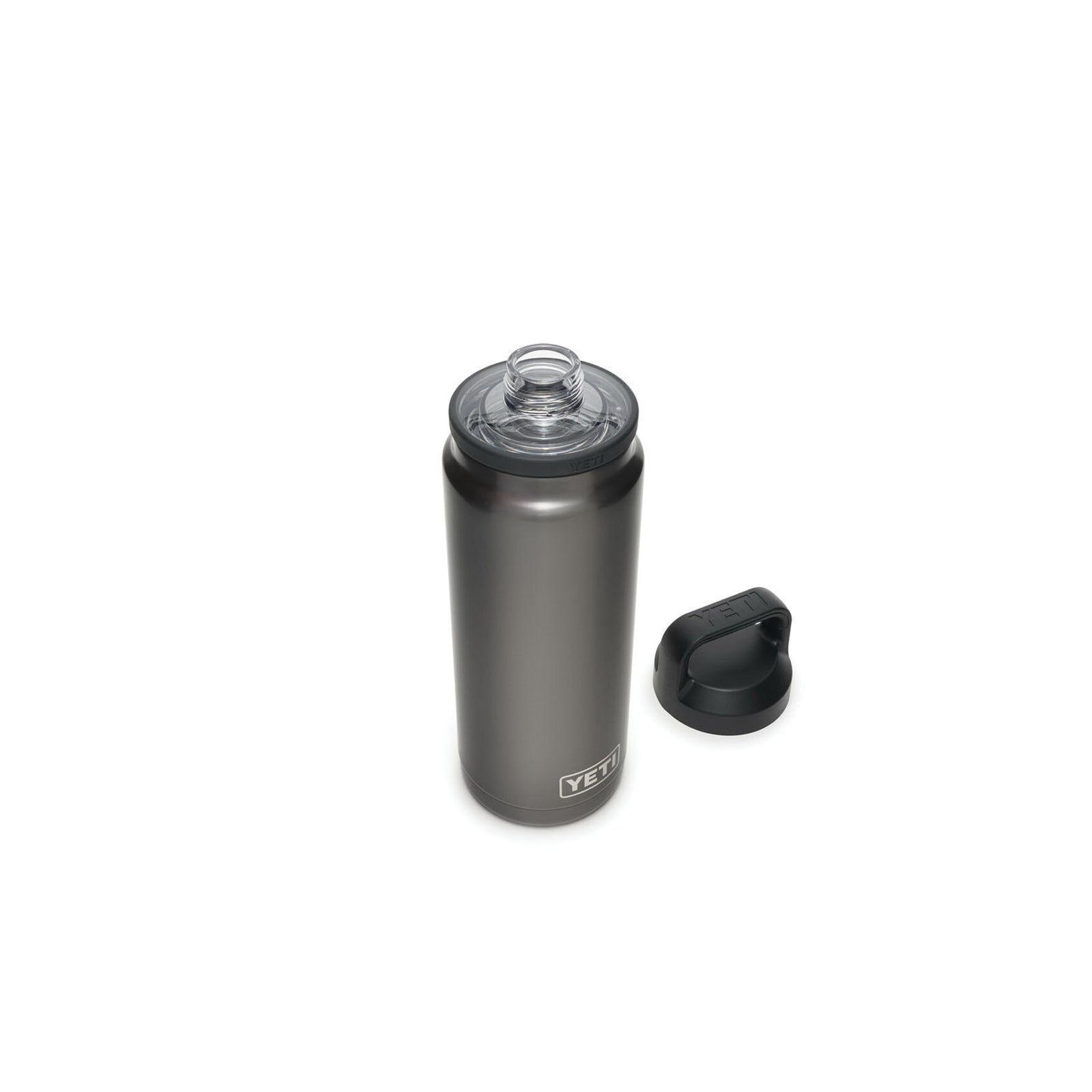 YETI Rambler 21071500320 Vacuum Insulated Bottle with Chug Cap, 26 oz Capacity, Stainless Steel, Graphite