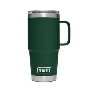 YETI Rambler 21070060050 Mug, Vacuum-Insulated, 20 oz Capacity, Northwoods Green