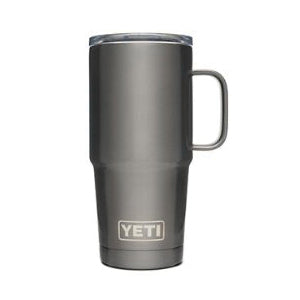 YETI Rambler 21070070066 Mug, Vacuum-Insulated, 20 oz Capacity, MagSlider Lid, Stainless Steel, Graphite