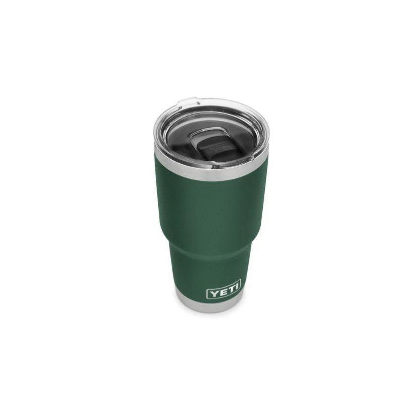 YETI Rambler 21070070056 Tumbler, 30 oz Capacity, MagSlider Lid, Stainless Steel, Insulated, Northwoods Green