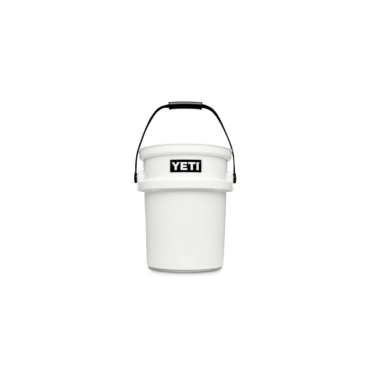 YETI 26010000010 LoadOut Bucket, 5 gal Capacity, 10-1/4 to 12-7/8 in Dia, HDPE, White