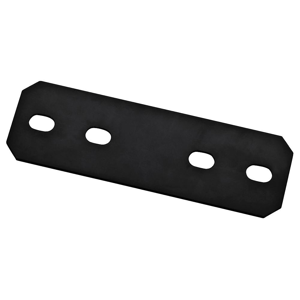 National Hardware N351-453 Mending Plate, 9-1/2 in L, 3 in W, Low Carbon Steel, Powder-Coated, Carriage Bolt Mounting