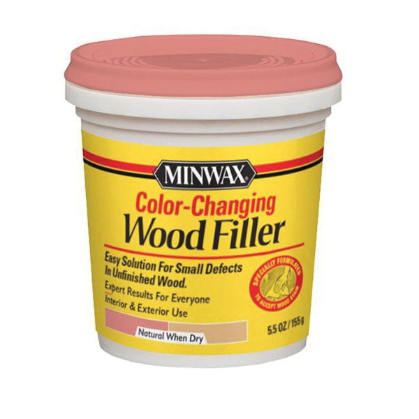 Minwax 448600000 Wood Filler, Liquid, Natural, 5.5 oz