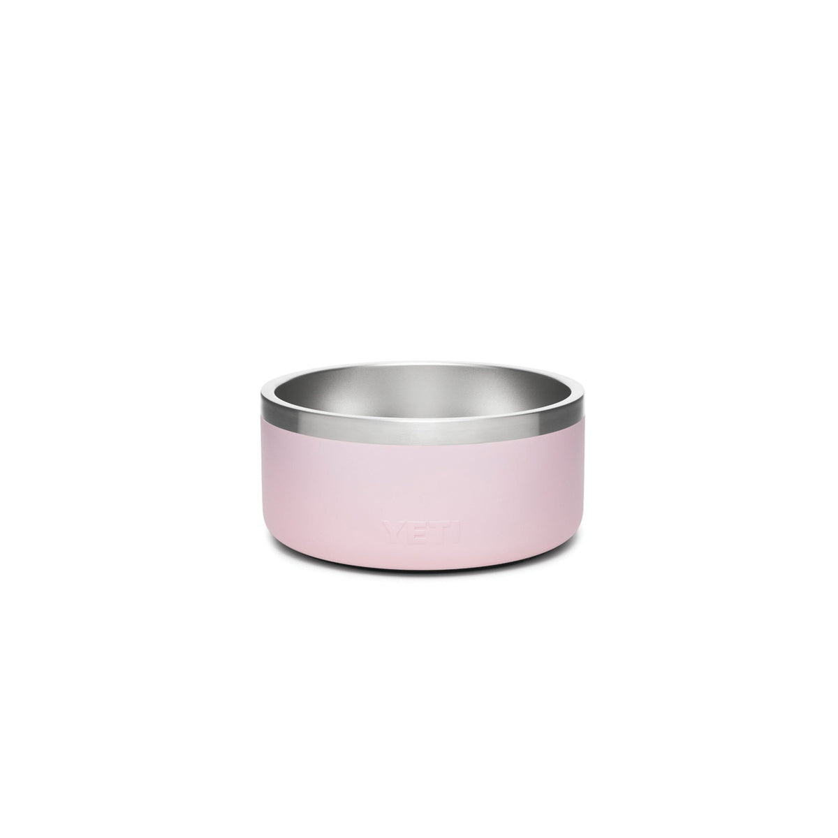 YETI Boomer 21071500340 Dog Bowl, 6-3/4 in Dia, 4 Cup Volume, Stainless Steel, Ice Pink