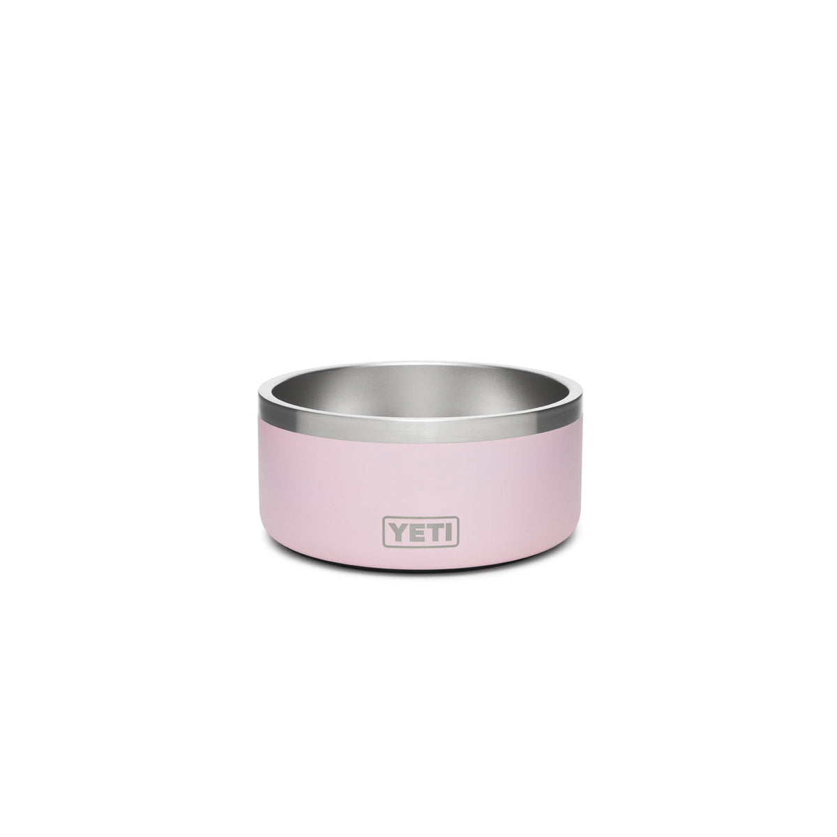 YETI Boomer 21071500340 Dog Bowl, 6-3/4 in Dia, 4 Cup Volume, Stainless Steel, Ice Pink