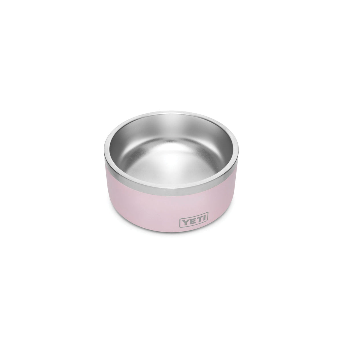 YETI Boomer 21071500340 Dog Bowl, 6-3/4 in Dia, 4 Cup Volume, Stainless Steel, Ice Pink