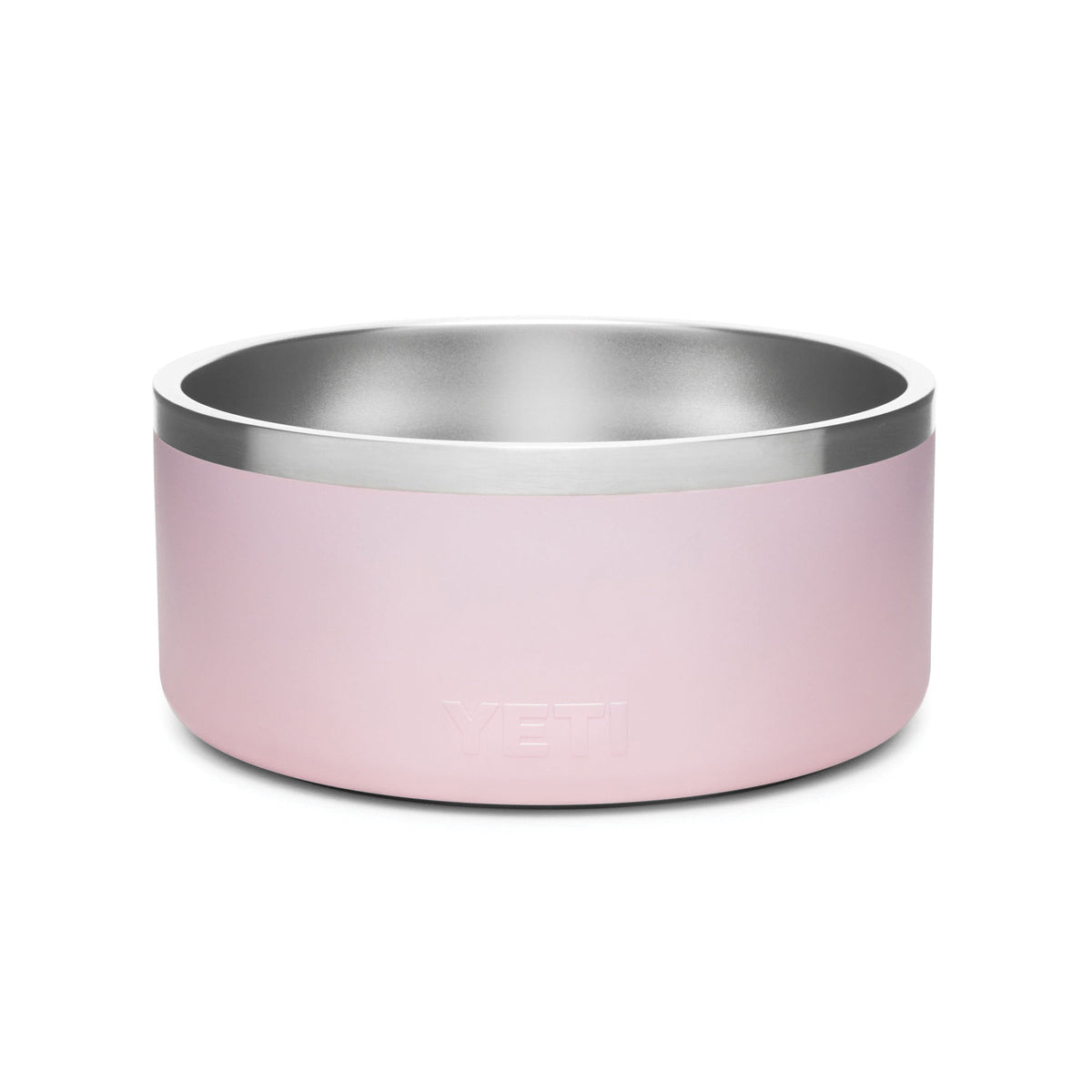 YETI Boomer 21071500339 Dog Bowl, 8 in Dia, 8 Cup Volume, Stainless Steel, Ice Pink