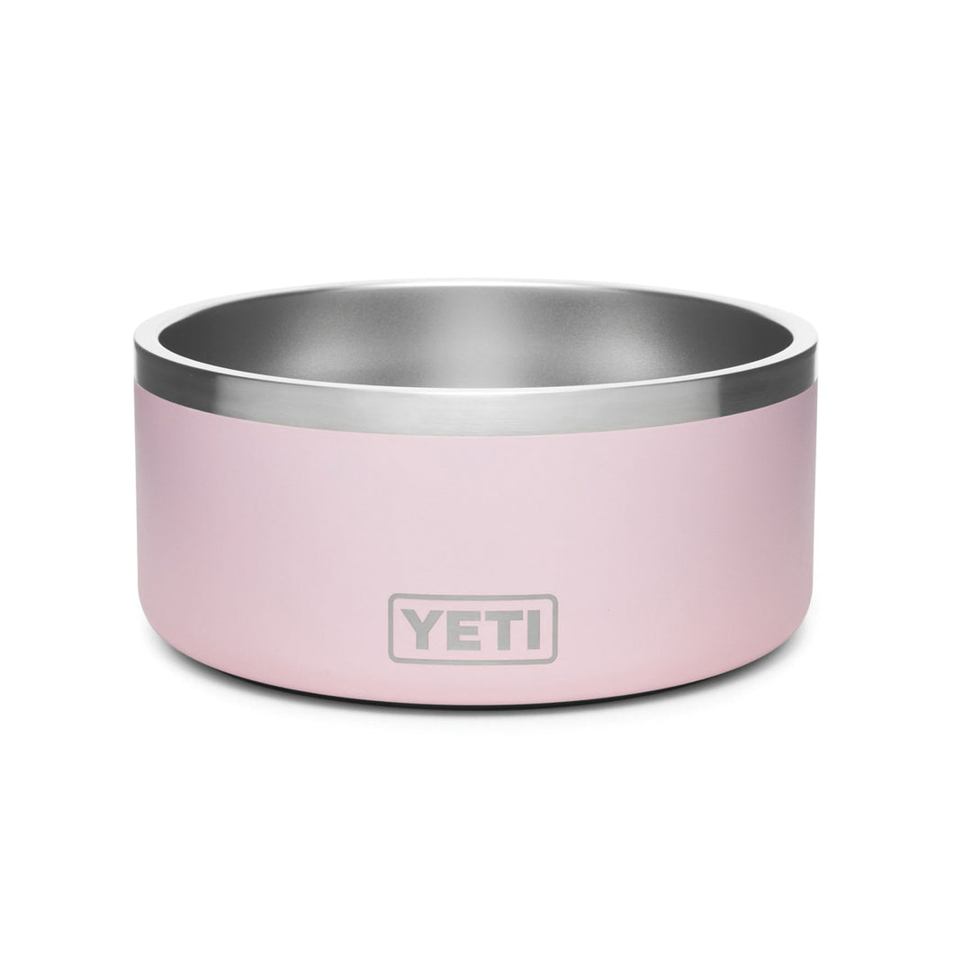 YETI Boomer 21071500339 Dog Bowl, 8 in Dia, 8 Cup Volume, Stainless Steel, Ice Pink