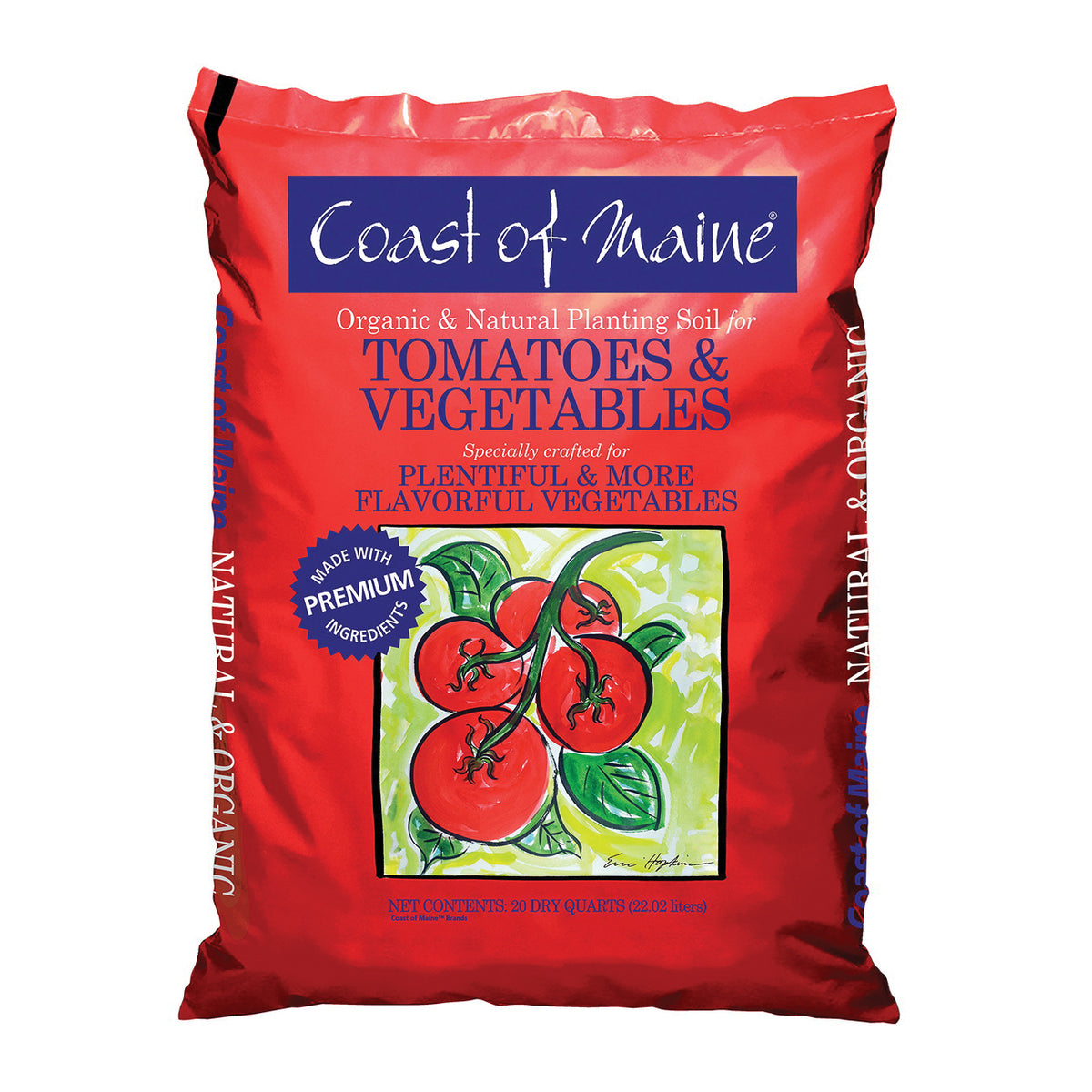 Coast of Maine 1CBTVS20QT Tomatoes and Vegetables Soil, 20 qt