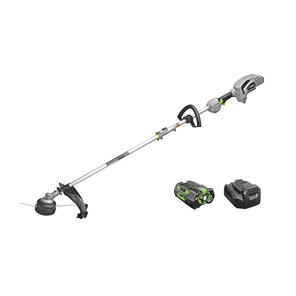 EGO MST1501 Power+ 15&quot; String Trimmer Multi-Head Combo Kit (Includes Power Head, G3 56V 5.0ah Battery, and Standard Charger)