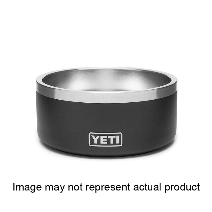 YETI Boomer 21071500010 Dog Bowl, 6-4/5 in Dia, 4 Cup Volume, Stainless Steel, Silver