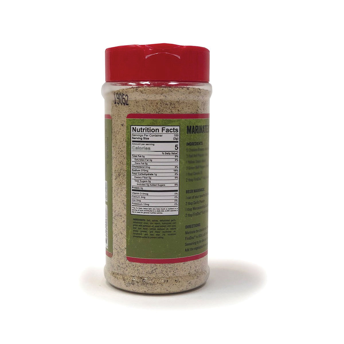 FIREDISC SPICEFAJITA Seasoning Rub, Fully Fired Up Fajita Flavor, 16 oz Package