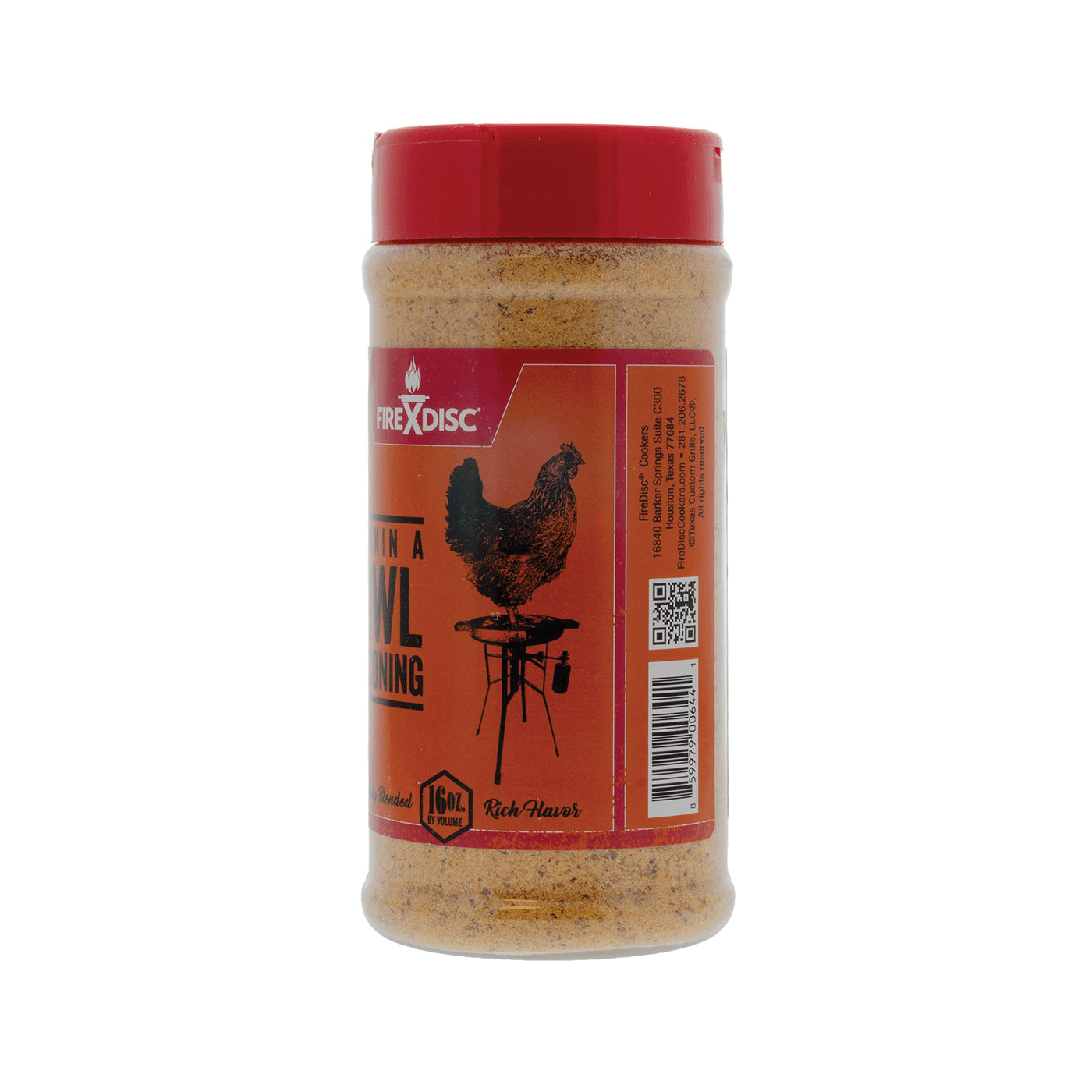 FIREDISC SPICECHICK Seasoning Rub, Freakin A Fowl Flavor, 16 oz Package