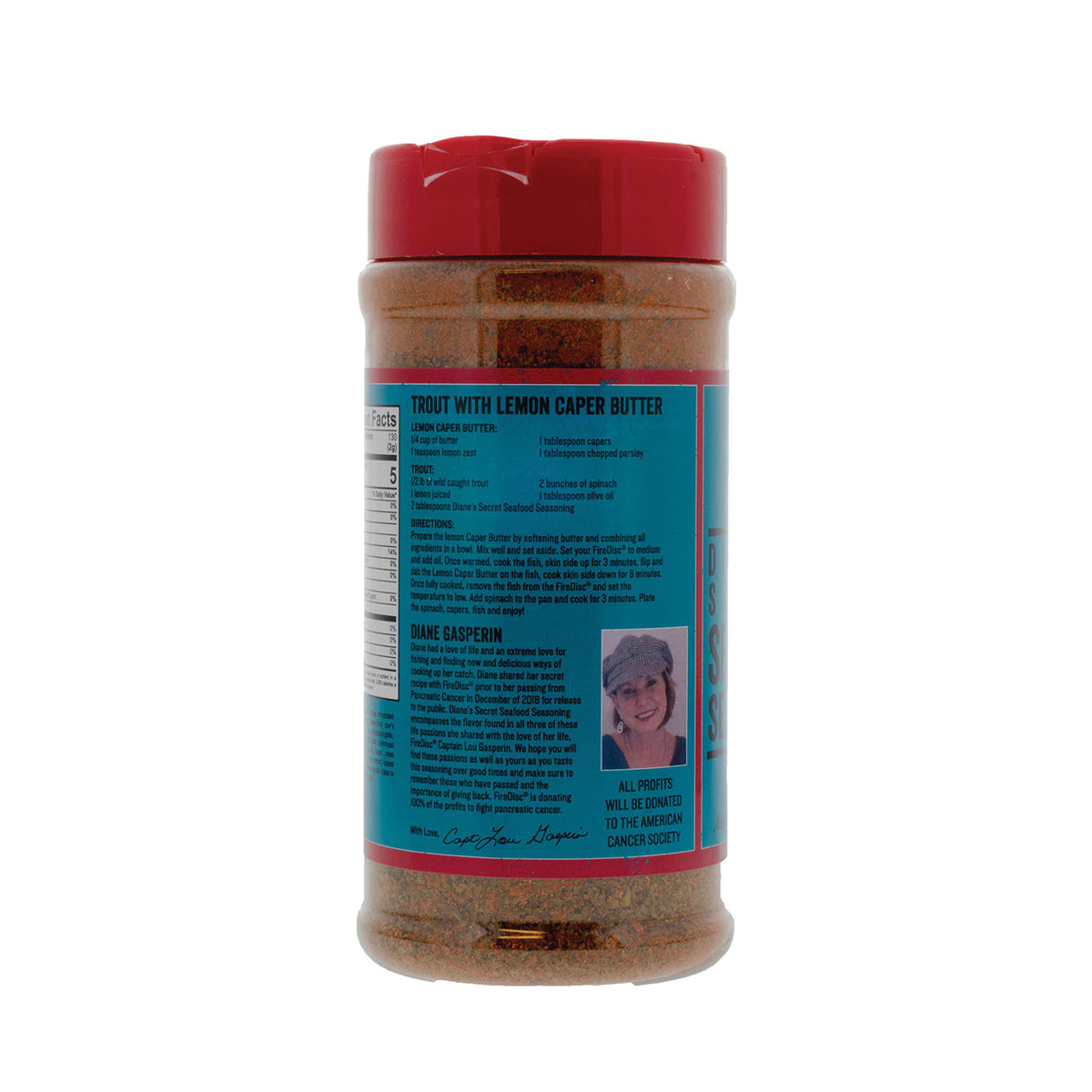 FIREDISC SPICEDIANESEA Seasoning Rub, Diane&#39;s Secret Seafood Flavor, 16 oz Package