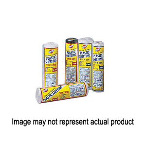 Warp's Carry-Home Coverall 4CH350 Consumer Sheeting, 50 ft L, 3 ft W, 4 mil Thick, Plastic, Clear