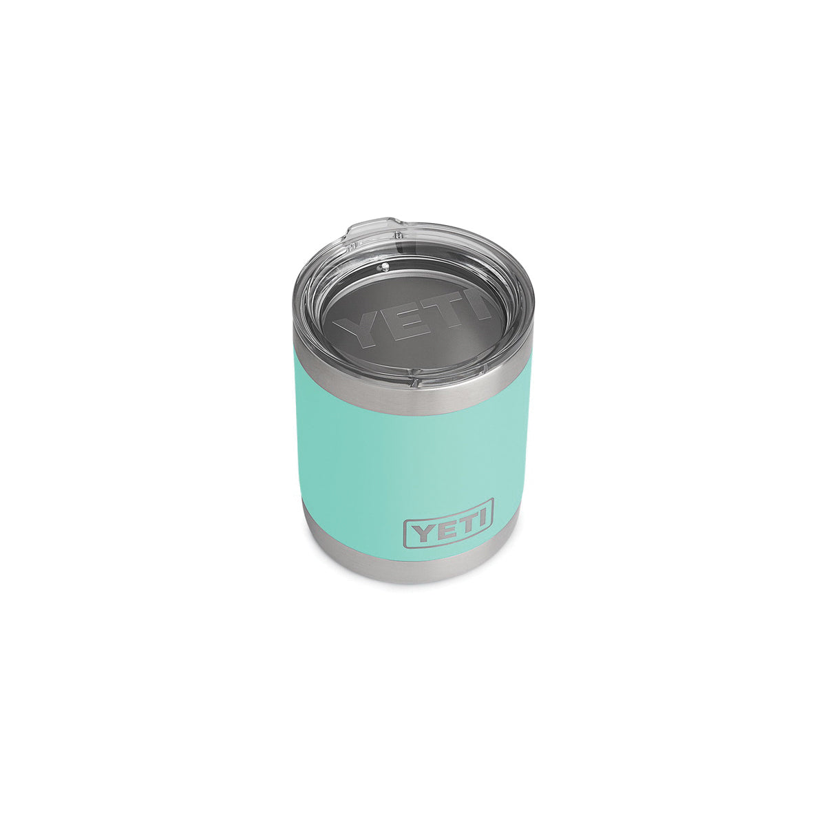 YETI Rambler 21071010004 10 OZ Lowball with Standard Lid, Vacuum Insulated, Stainless Steel, Seafoam