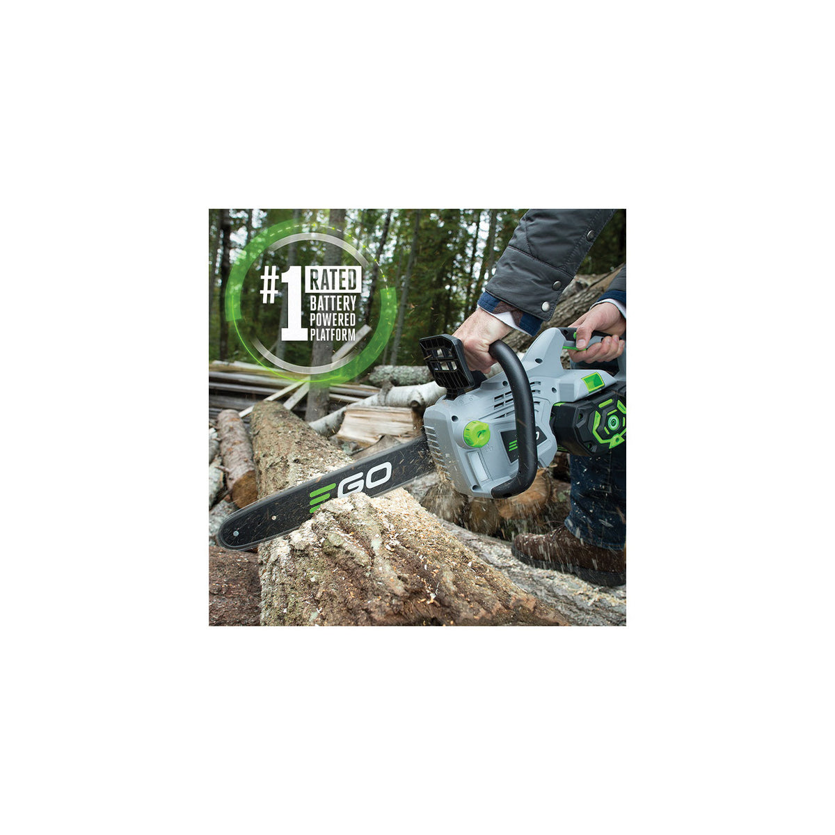 EGO CS1403 Power+ 14&quot; Chain Saw Kit (Includes Chain Saw, G3 56V 2.5ah Battery, and Standard Charger)