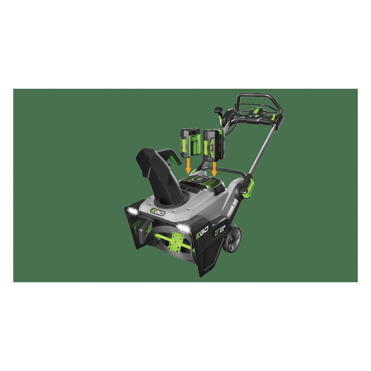 EGO SNT2103 Power+ 21&quot; Snow Blower with Peak Power (Includes Snow Blower, (2) G3 7.5ah Batteries, and Rapid Charger)