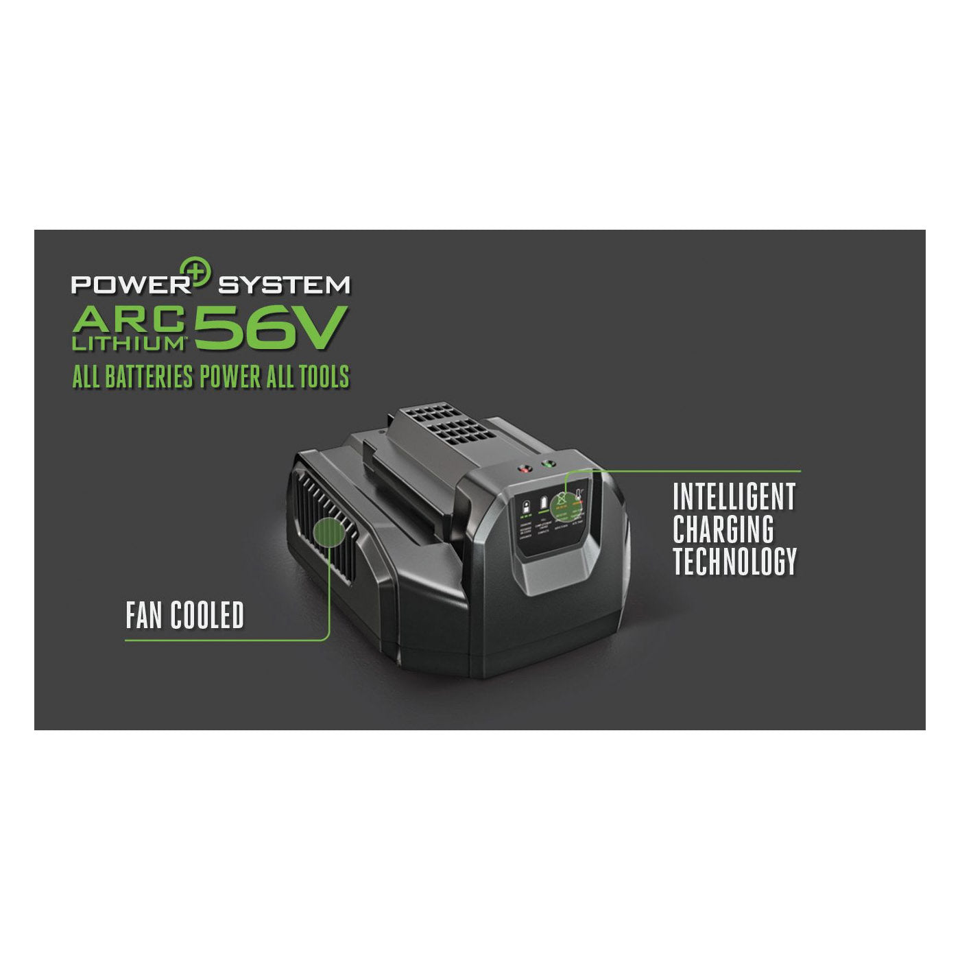 EGO CH2100 Power+ 56V Charger (Compatible with all EGO Batteries)