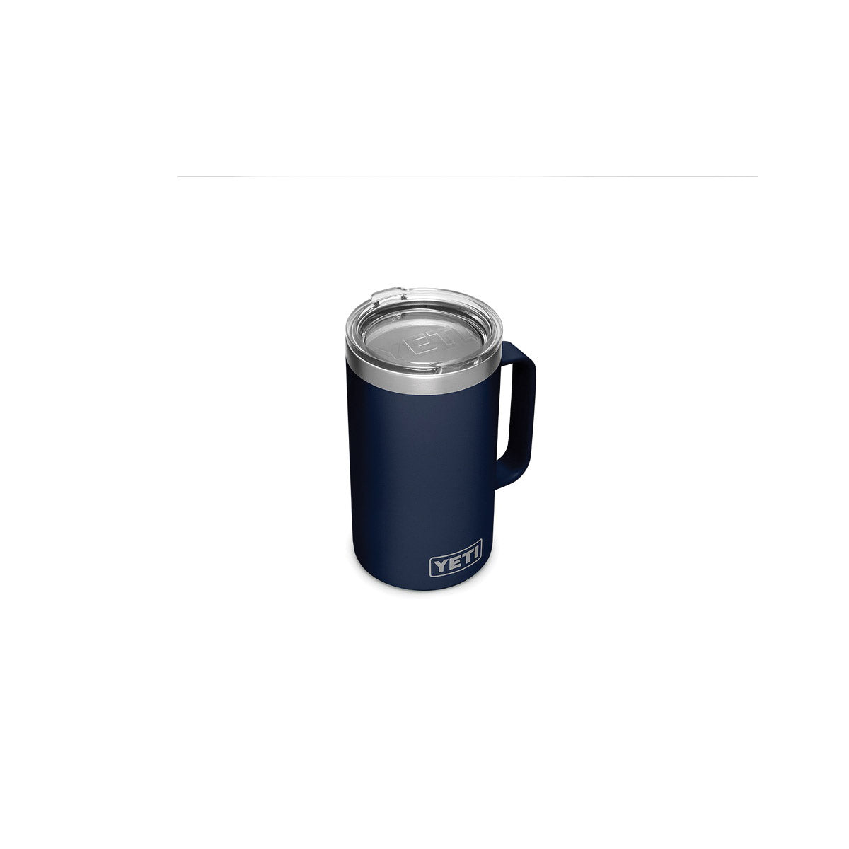 YETI Rambler Series 21071300224 Mug, 24 oz Capacity, Stainless Steel, Navy Blue