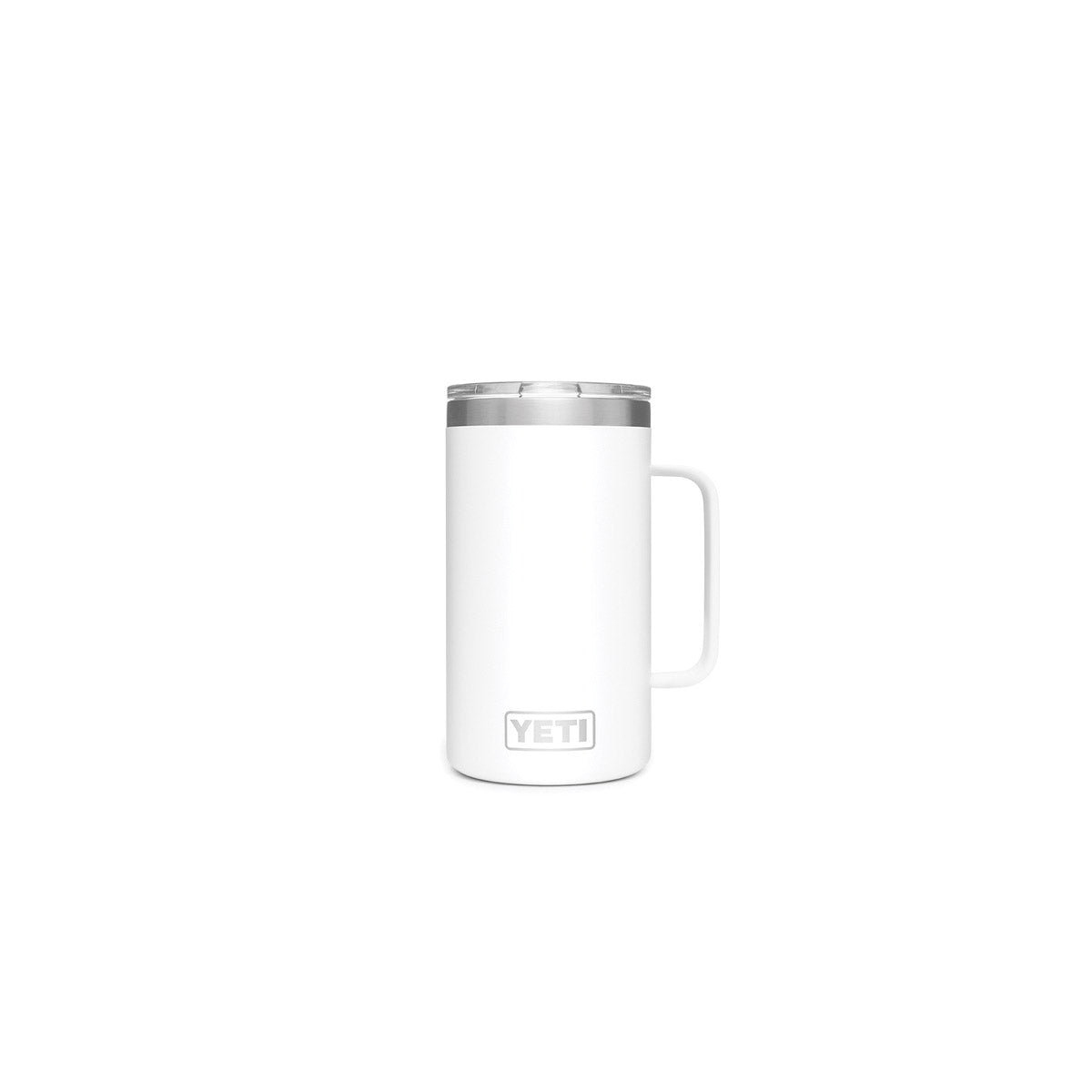 YETI Rambler Series 21071300204 Mug, 24 oz Capacity, Stainless Steel, White