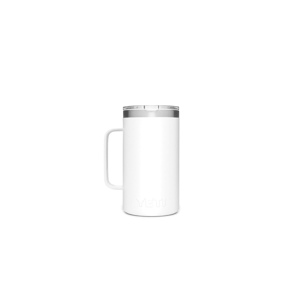 YETI Rambler Series 21071300204 Mug, 24 oz Capacity, Stainless Steel, White