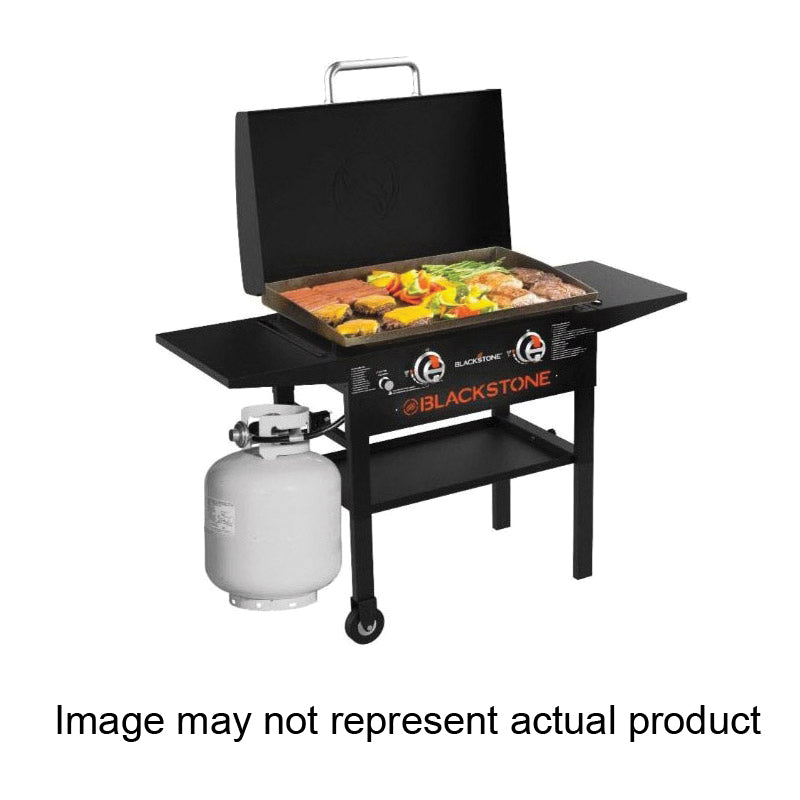 BLACKSTONE 1883 Griddle with Hood, 34,000 Btu, Propane, 2-Burner, 524 sq-in Primary Cooking Surface