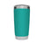 YETI Rambler 21070060075 Tumbler, 20 oz Capacity, MagSlider Lid, Stainless Steel, Insulated, Aquifer Blue