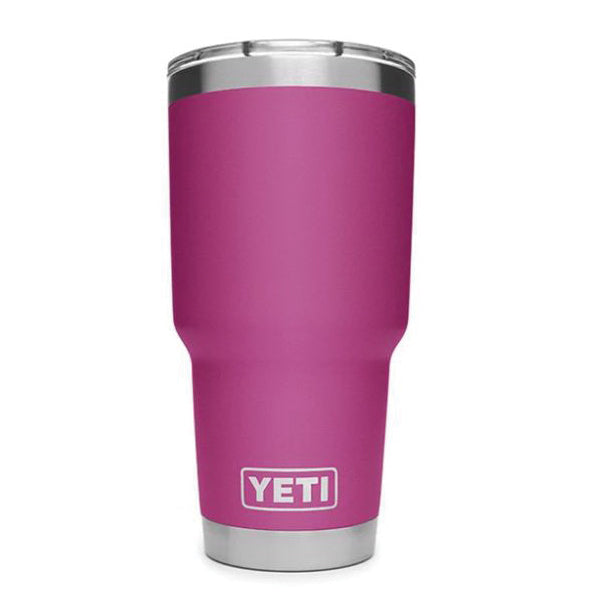 YETI Rambler 21070070071 Tumbler, 30 oz Capacity, MagSlider Lid, Stainless Steel, Insulated, Prickly Pear Pink