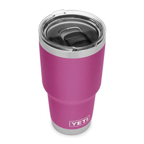 YETI Rambler 21070070071 Tumbler, 30 oz Capacity, MagSlider Lid, Stainless Steel, Insulated, Prickly Pear Pink