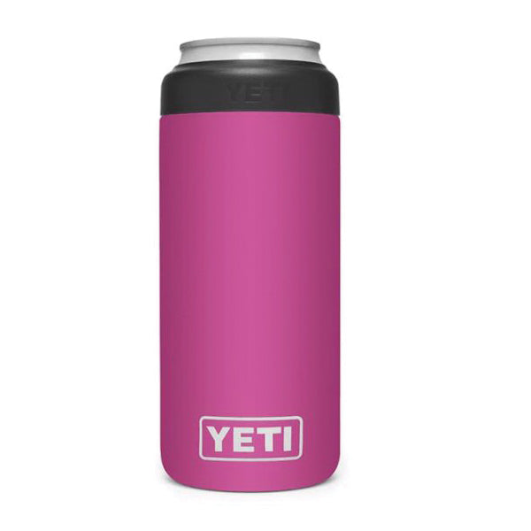 YETI Rambler 21071500640 Colster, 3-1/8 in OD x 4-7/8 in H, 12 oz Can/Bottle Insulator Stainless Steel, Prickly Pear Pink