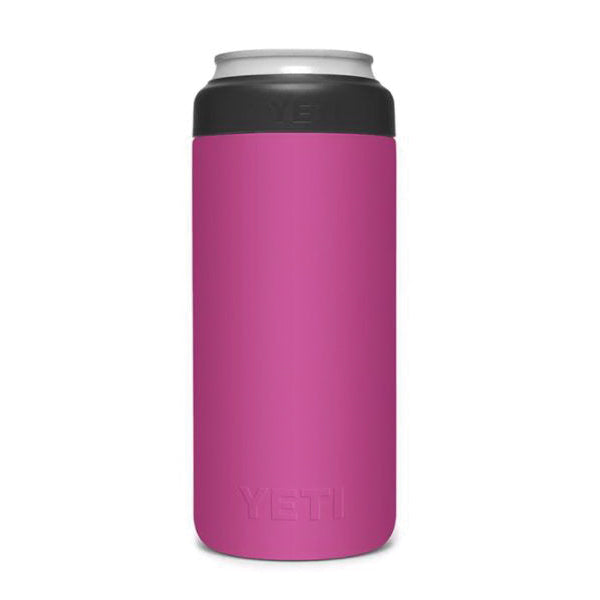 YETI Rambler 21071500640 Colster, 3-1/8 in OD x 4-7/8 in H, 12 oz Can/Bottle Insulator Stainless Steel, Prickly Pear Pink