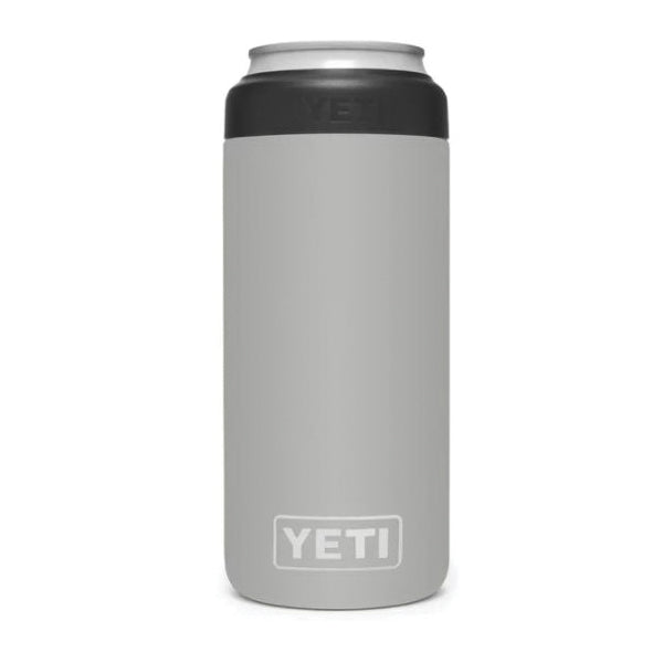 YETI Rambler 21071500470 Colster Slim Can Insulator, 12 oz Capacity, Stainless Steel, Granite Gray