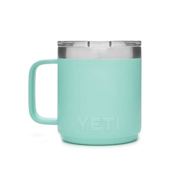 YETI Rambler 21071500575 Stackable Mug, 10 oz Capacity, MagSlider Lid, Insulated, Stainless Steel, Seafoam