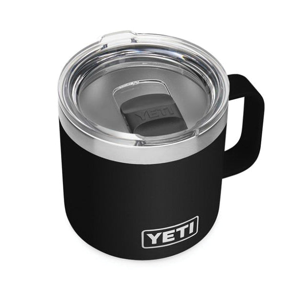 YETI Rambler Mug, Vacuum-Insulated, 14 oz Capacity, MagSlider Lid, Stainless Steel