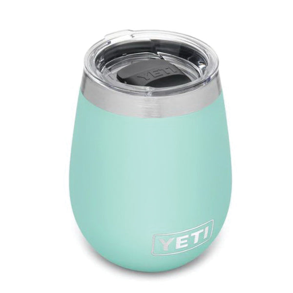 YETI Rambler Series 21071500585 Wine Tumbler, 10 oz Capacity, MagSlider Lid, Stainless Steel, Seafoam, Insulated