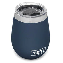 Load image into Gallery viewer, YETI Rambler 21071500584 Wine Tumbler, 10 oz Capacity, Insulated, Stainless Steel, Navy Blue
