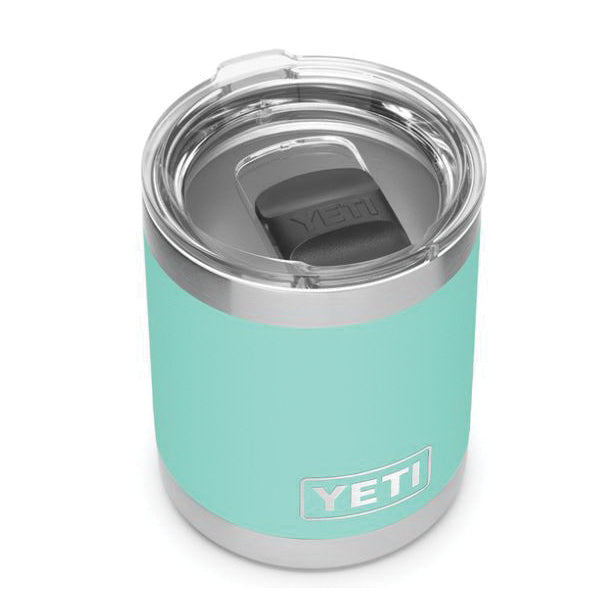 YETI Rambler 21071500565 10 OZ Lowball with Magslider Lid, Vacuum Insulated, Stainless Steel, Seafoam