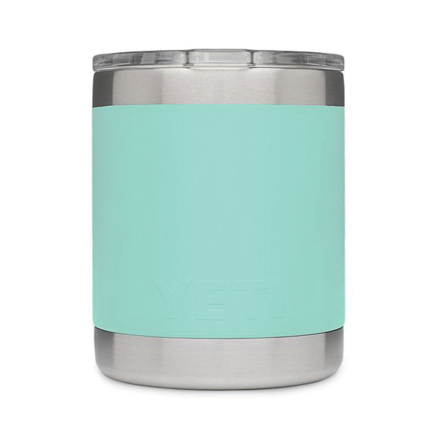 YETI Rambler 21071500565 10 OZ Lowball with Magslider Lid, Vacuum Insulated, Stainless Steel, Seafoam