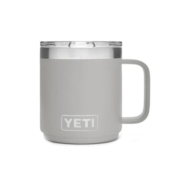 YETI Rambler 21071500517 Stackable Mug, 10 oz Capacity, MagSlider Lid, Insulated, Stainless Steel, Granite Gray