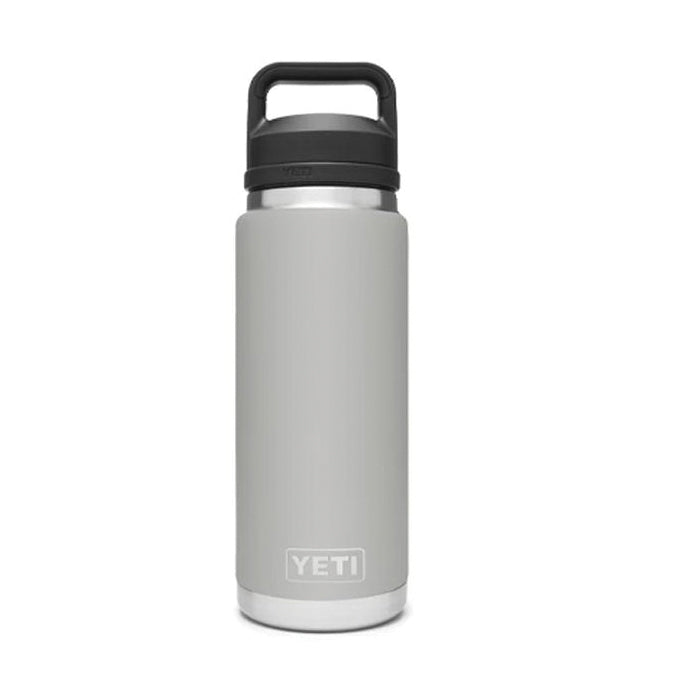 YETI Rambler 21071500468 Vacuum Insulated Bottle with Chug Cap, 26 oz Capacity, Stainless Steel, Granite Gray